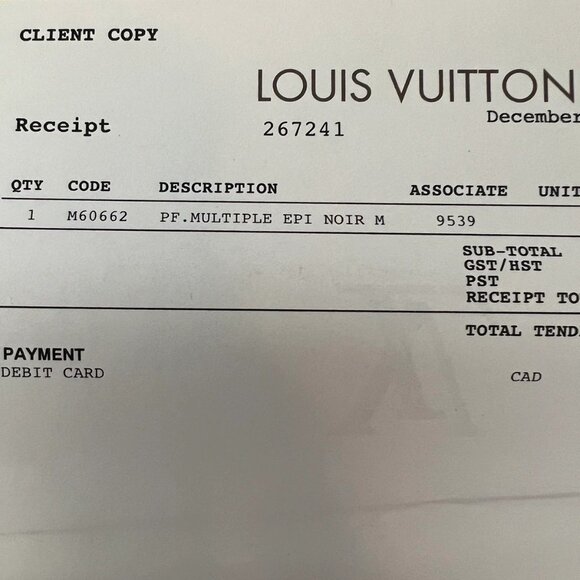 Louis Vuitton Epi Leather Multiple Wallet - Picture 9 of 9